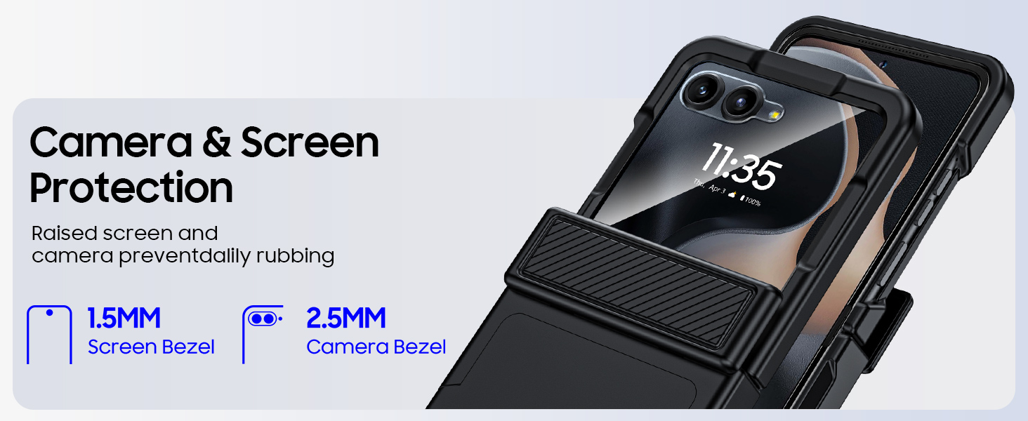 CENMASO for Motorola Razr 2025 Case/Razr 2024 Case with Card Holder