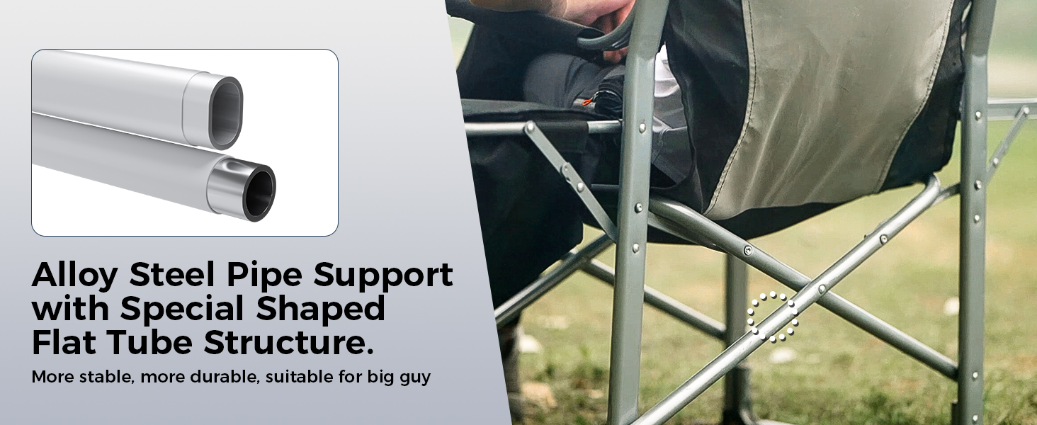 Sturdy strong camping chair