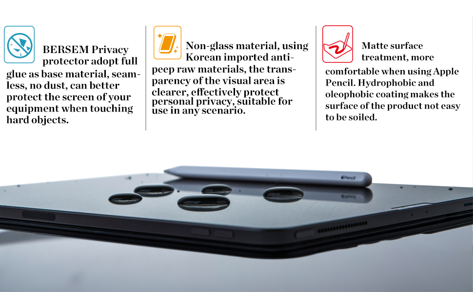 iPad Pro 12.9 Privacy Screen Protector