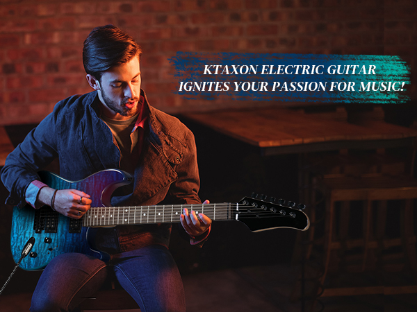 Amazon.com: Ktaxon 39 Inch Electric Guitar, Full Size Solid