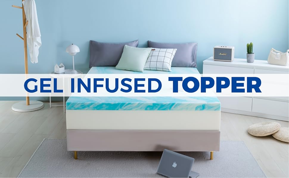 Queen Mattress Topper 3 Inch Memory Foam Mattress Topper