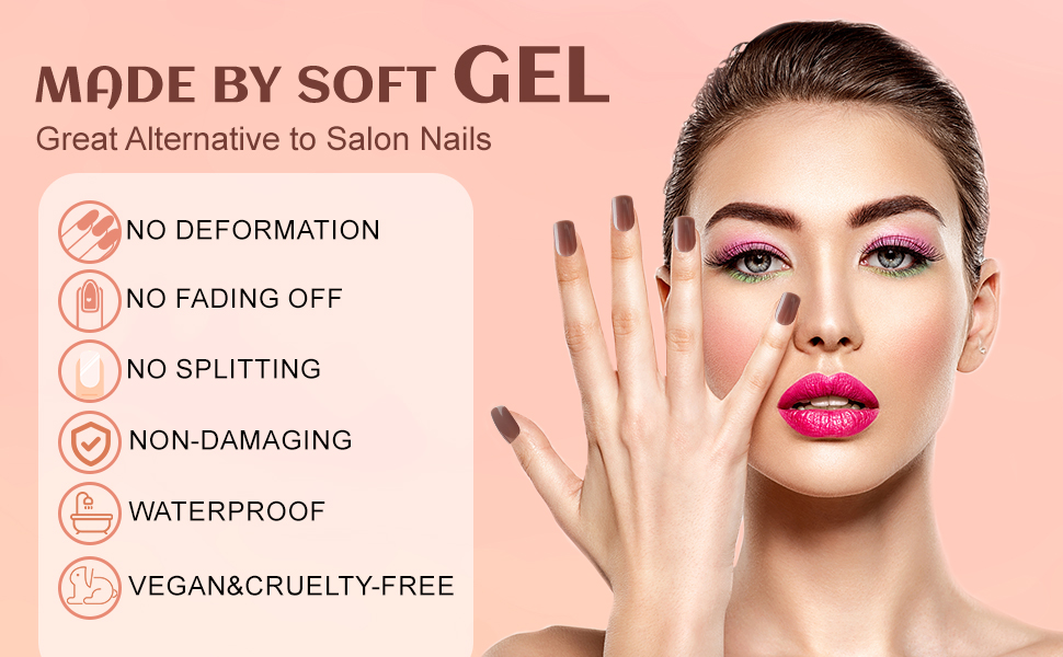 press on nails short,brown nails,fake nails,press on nails short,glue on nails,short press on nails 