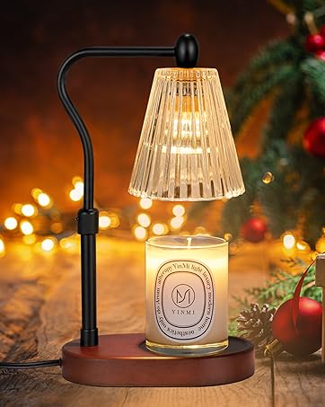 Candle Warmer Lamp walnut