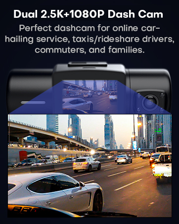 dash cam front and inside D60