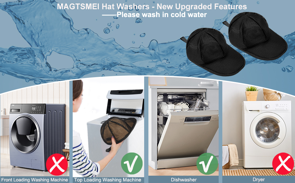 MAGTSMEI Hat Cleaner, Baseball Caps Hat Washer for Washing
