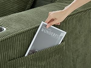 couch with pocket