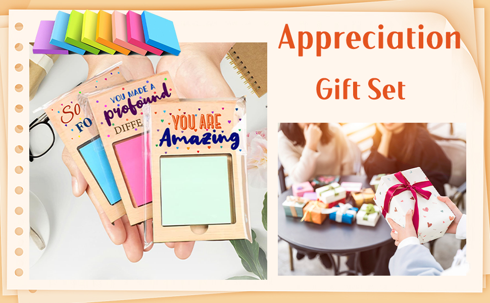 30pcs Employee Appreciation Gifts Sticky Notes Holder Bulk