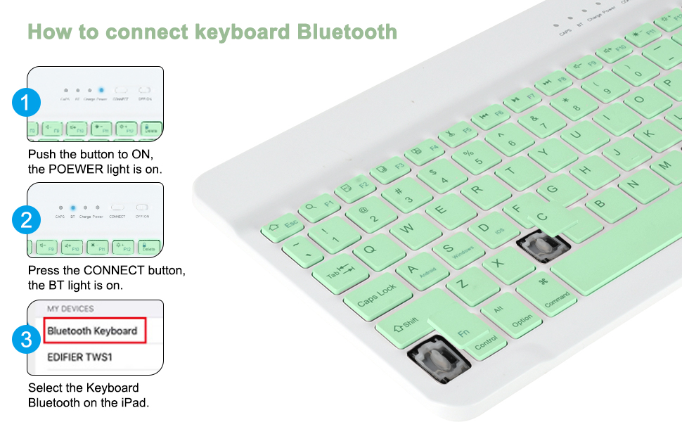 Keyboard Case for Kindle Fire HD 10/HD 10 Plus Table 2021 (11th Generation) 10.1