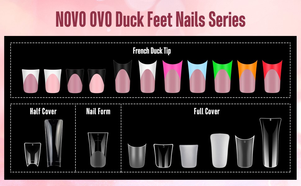 NOVO OVO Duck feet nails series