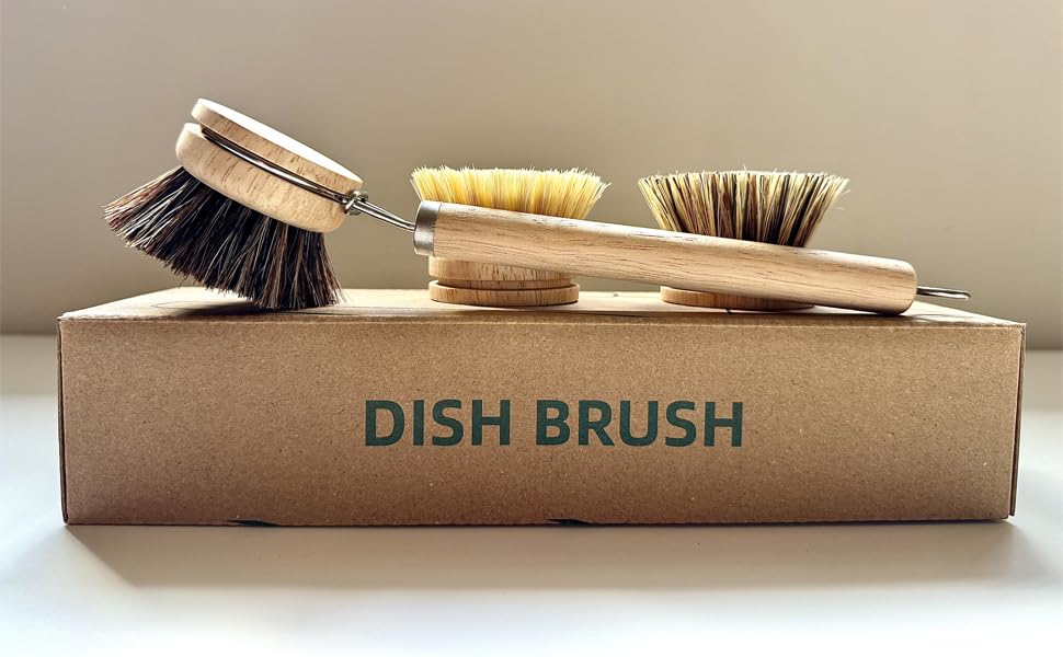 wooden dish brush