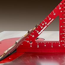 woodpeckers delve square aluminum carpenter square layout tool