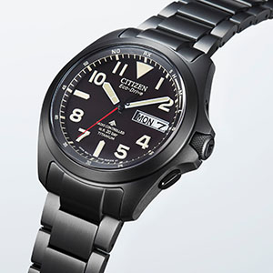 シチズンプロマスターエコドライブ充電池新品 チタン製20気圧防水