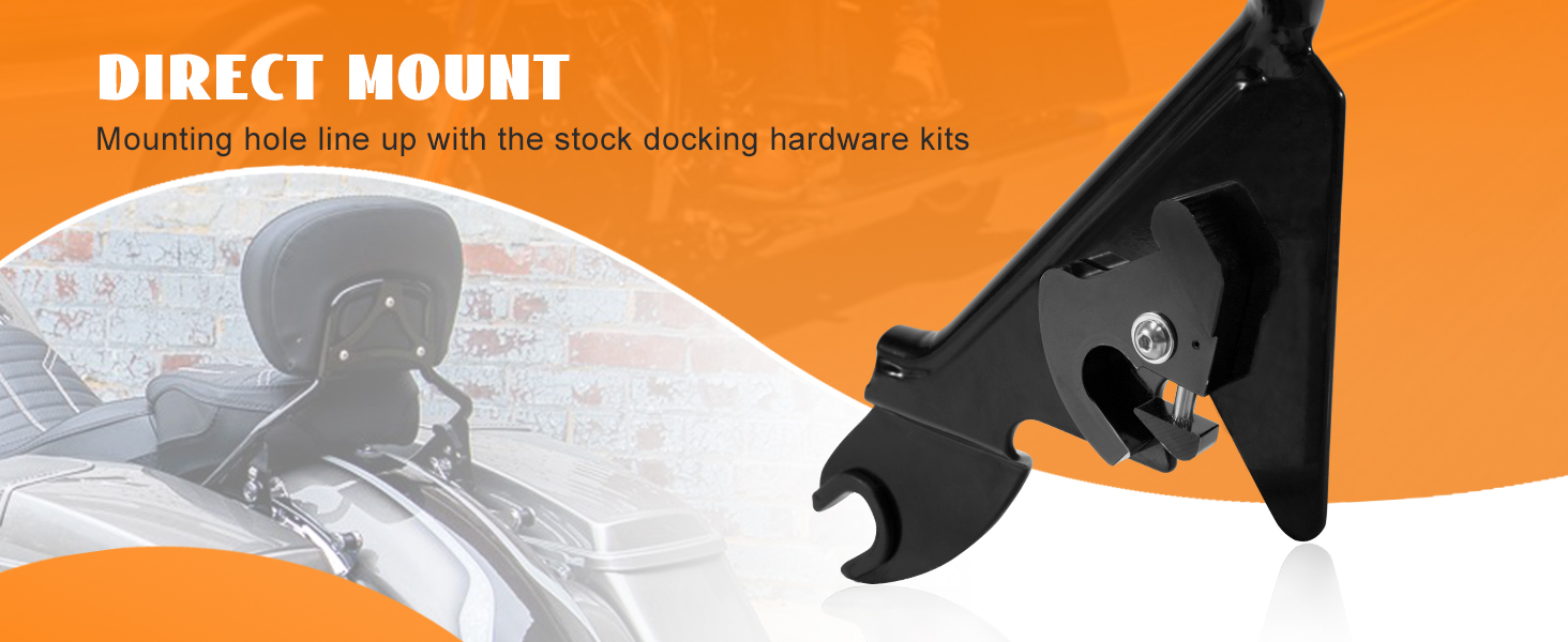 Eumti Detachable Sissy Bar Upright For Harley Touring 2009