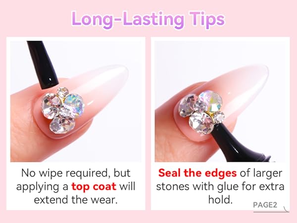 nail rhinestone glue