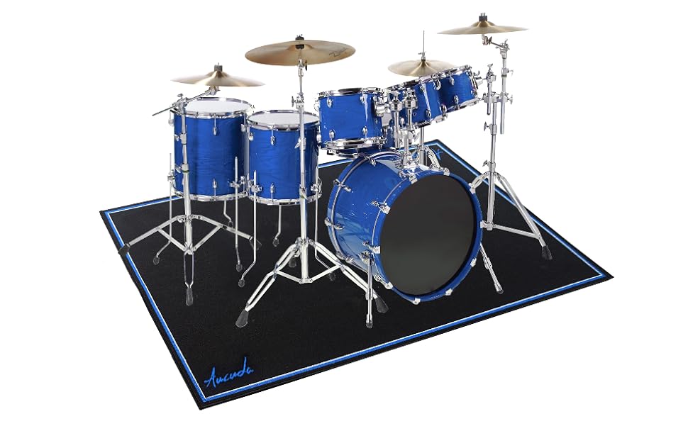 Aucuda Drum Rug, 120x180 CM Drum Mat Outdoor Indoor, Tightly Woven