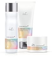 Wella Professionals ColorMotion+, Color Protection Shampoo + Conditioner + Structure+ Mask Set, F...