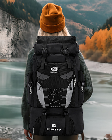 Sac à Dos de Randonnée pour Homme Femme Grande Capacité Sac à Dos Trekking