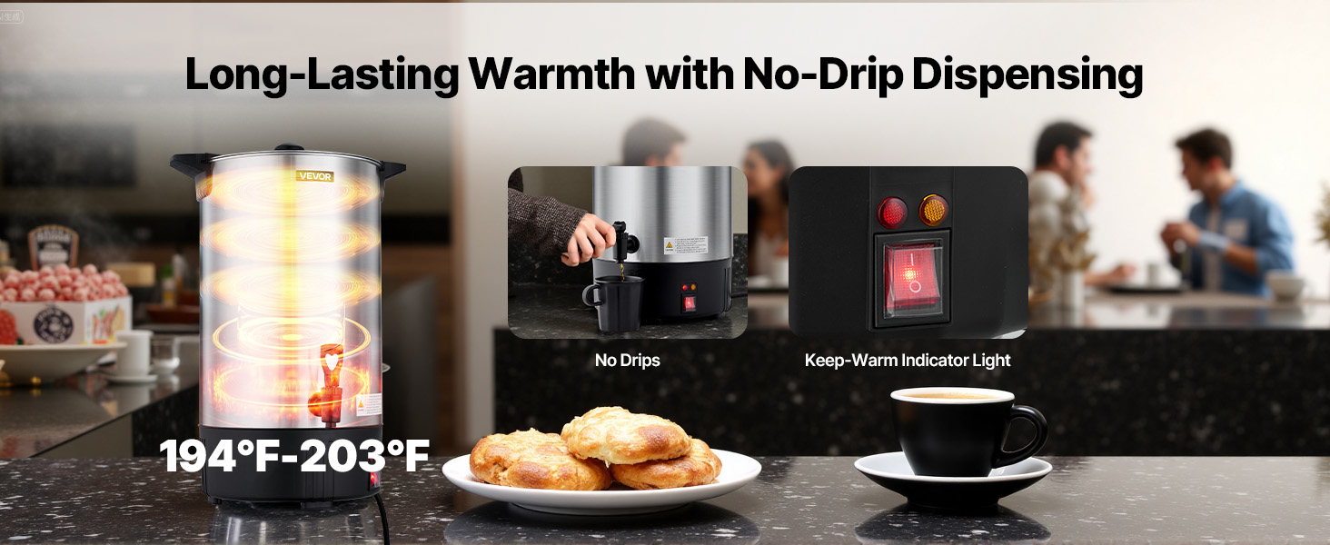 Commercial coffee urn