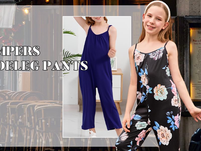 Amazon.com: GORLYA Girls Sleeveless Casual Jumpsuit Rompers
