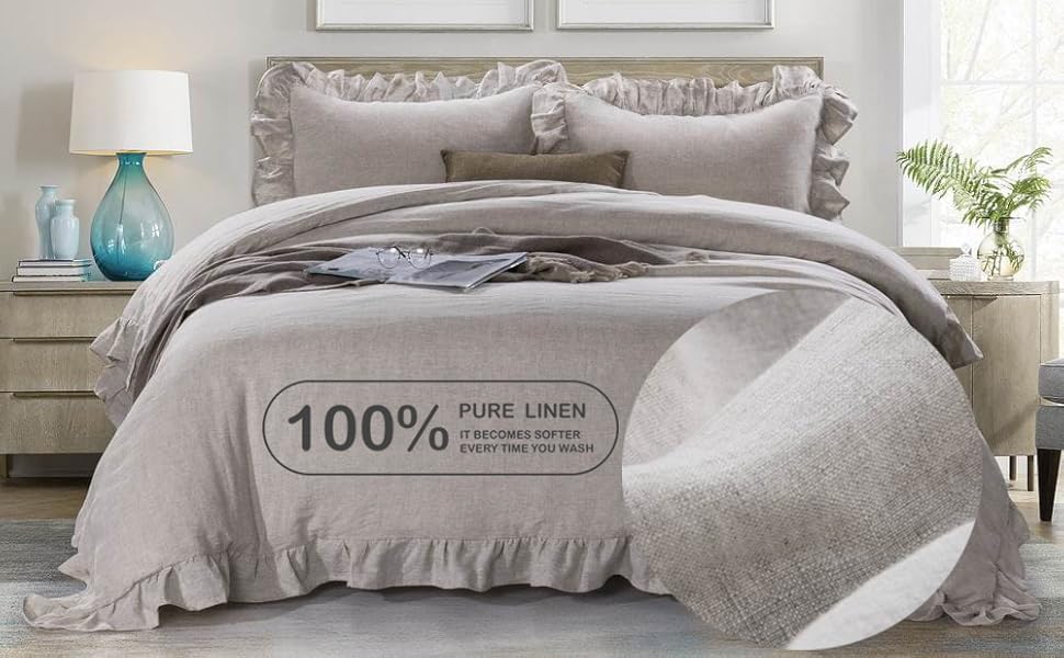 linen duvet cover queen