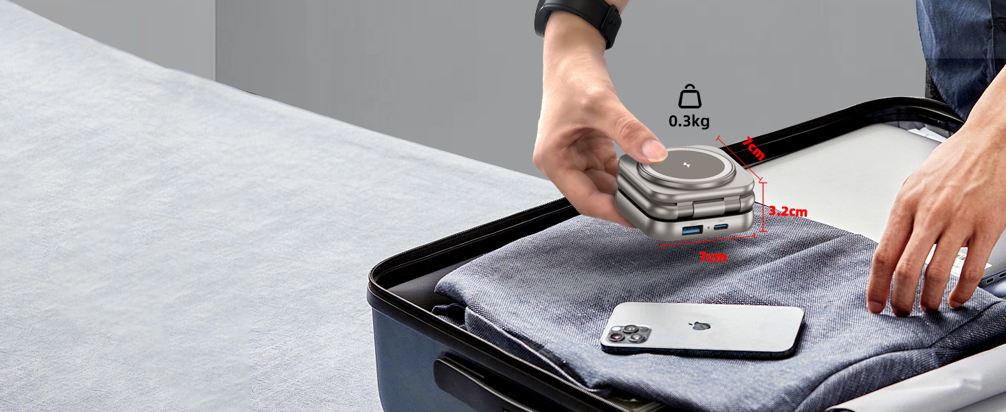 foldable 3 in 1 charging station apple