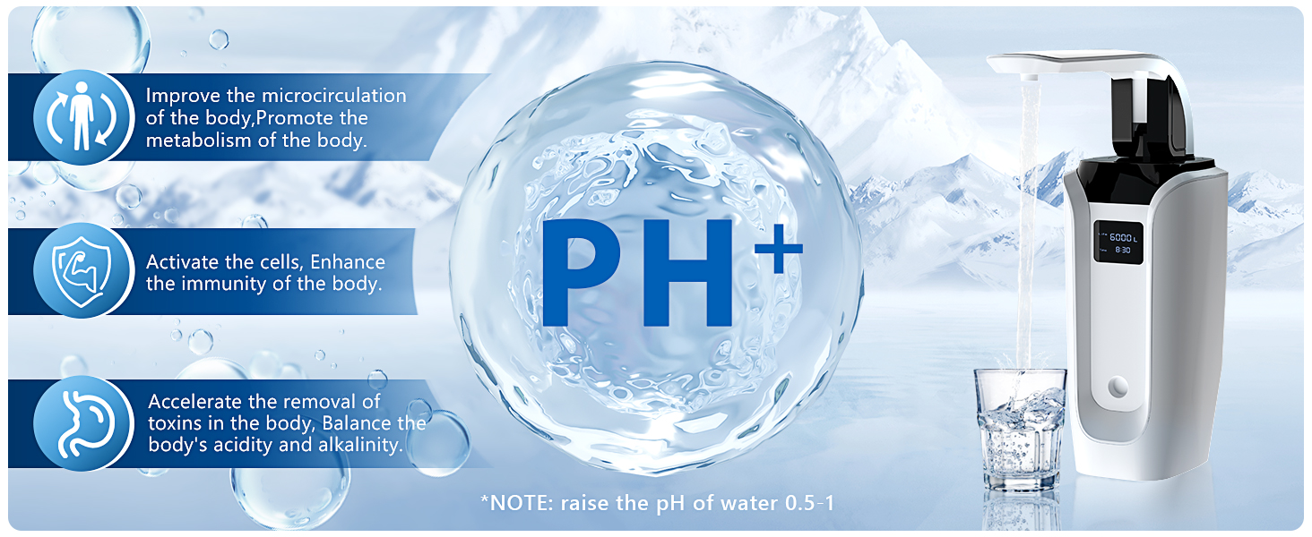 Lamon® LW03 Countertop Water Filter System, 0.01 μm Ultra Filtration 6