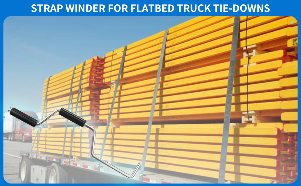 Strap Winder for Flatbed Trailer, Strap Winder for Winding Kwik Winder for Winch