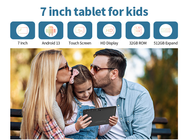 Amazon.com : NEWISION 7 Inch Tablet with Case, Quad Core