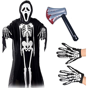 Amazon.co.jp: [iinoo] スクリーム コスプレ 衣装 ハロウィン