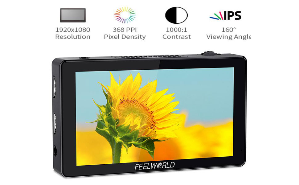 FEELWORLD LUT5 5.5インチフィールドモニター FEELWORLD LUT5 5.5 Inch 3000nit Touchscreen DSLR Camera