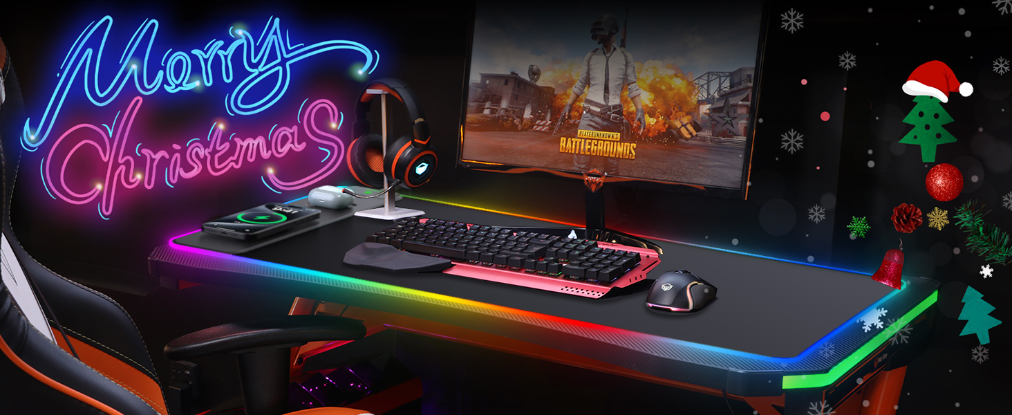 rgb mouse pad with magnetic charging