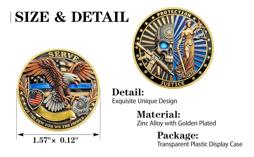 police officers challenge coin