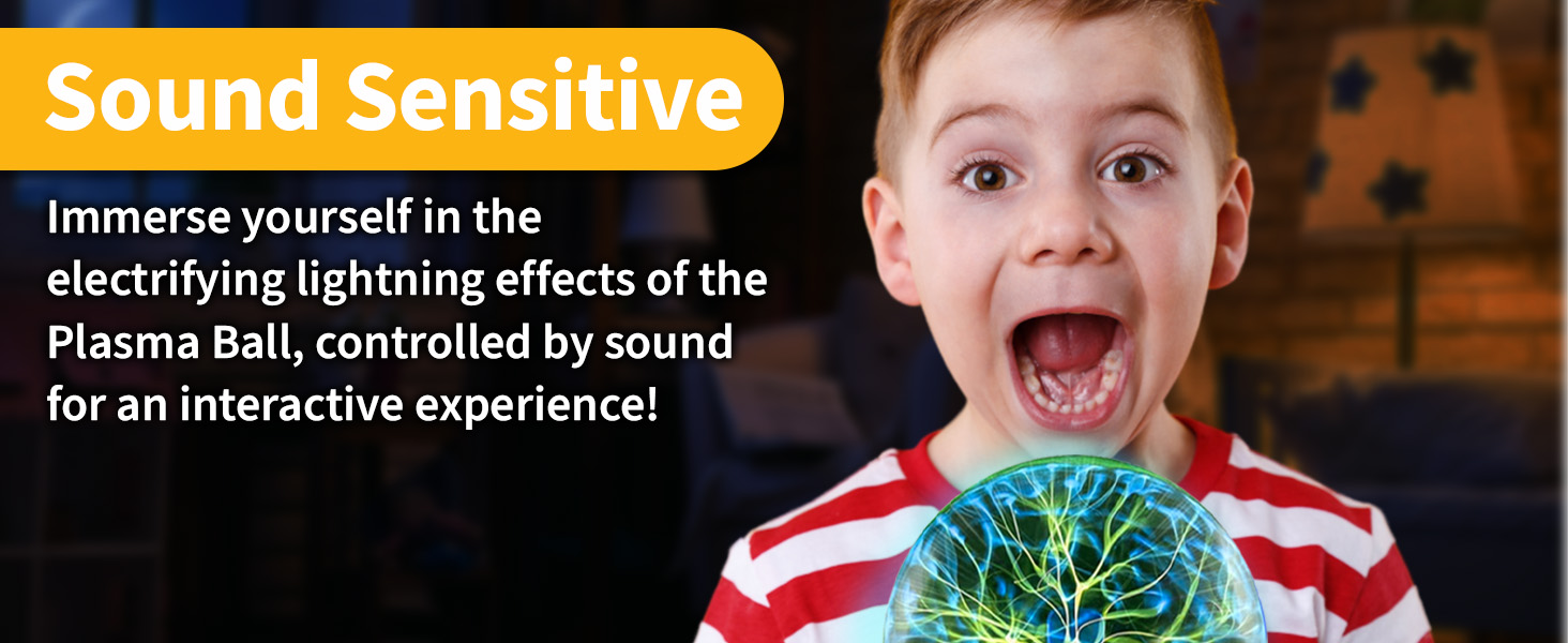 Playbees Plasma Ball Green sound sensitive electrifying effect controlled by sound