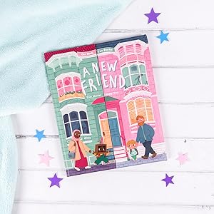 洋書 The New Friend A New Friend: One Book, Two Stories by Lucy Menzies | Goodreads
