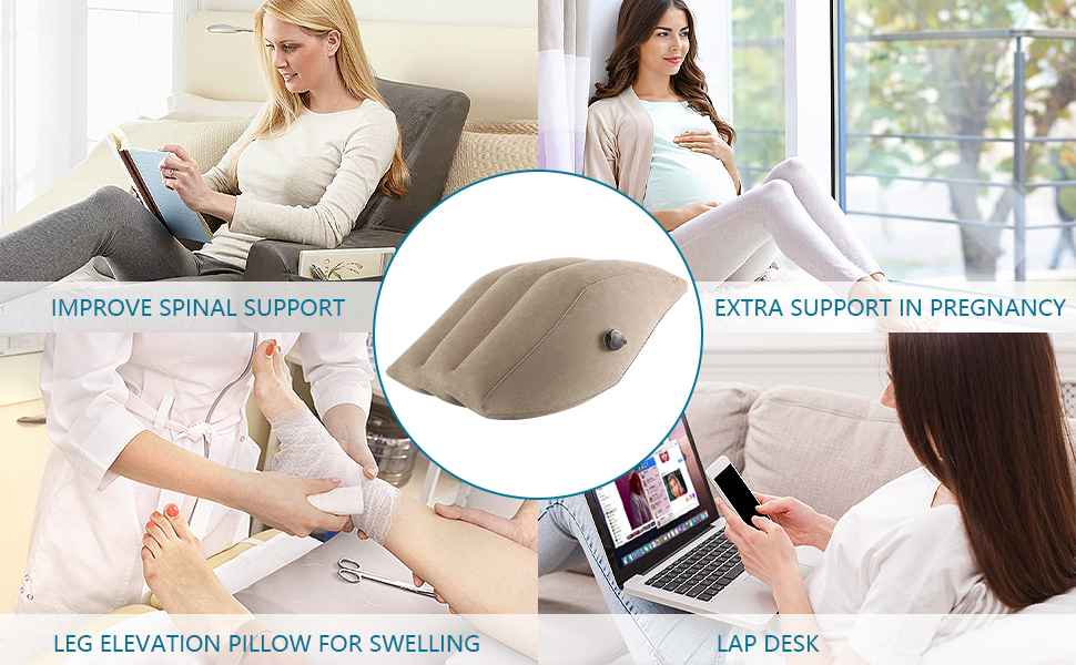 Leg Elevation Pillow,Inflatable Wedge Leg