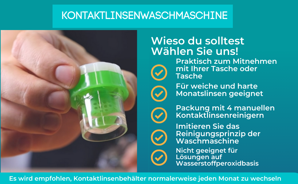 behãlter kontaktlinsendose box weiche contact lenses case