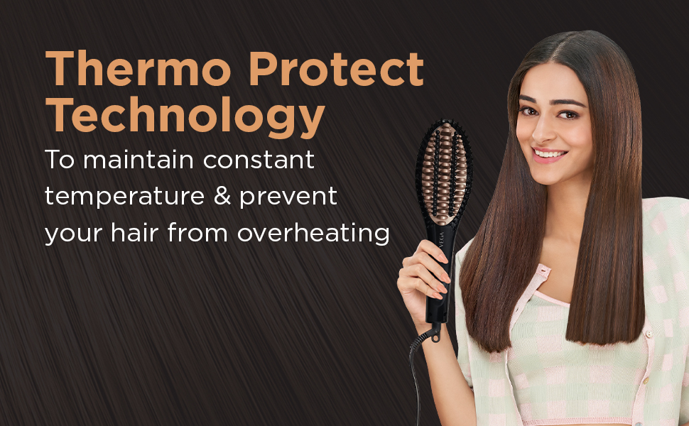 hair straightener, hair straightening brush
