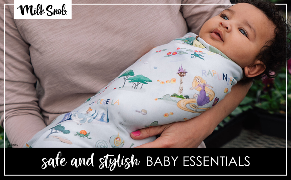 Milk Snob Disney Enchanted Kingdoms Baby Girl Swaddle
