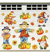 FYSUIMU 23Pcs Fall Garage Decoration Magnet Stickers Scarecrow Gnome Pumpkin Maple Leaf Refrigera...