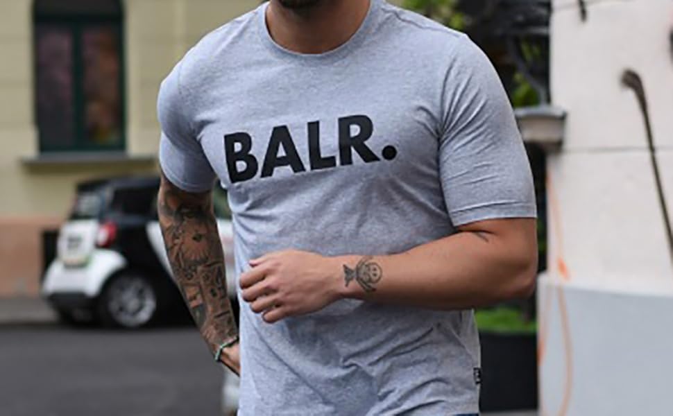 BALR. ボーラー Tシャツ メンズ トップス セネカグレー Mサイズ 半袖