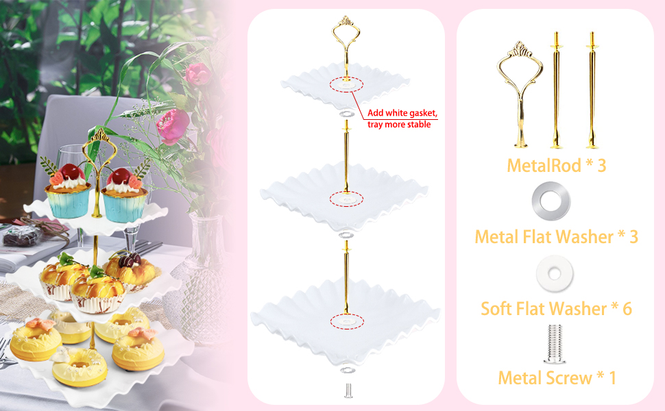 10 Pcs Cupcake Stand SetDessert Table Display SetCupcake