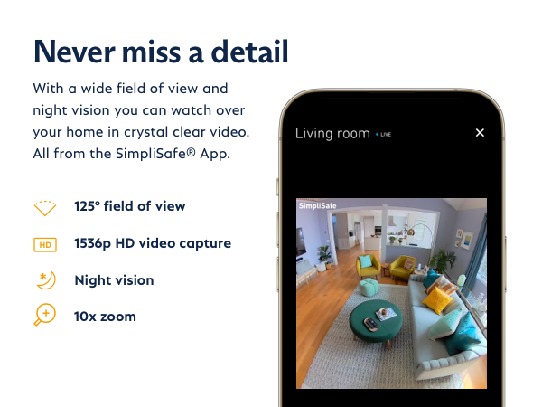 camera features and live app view 