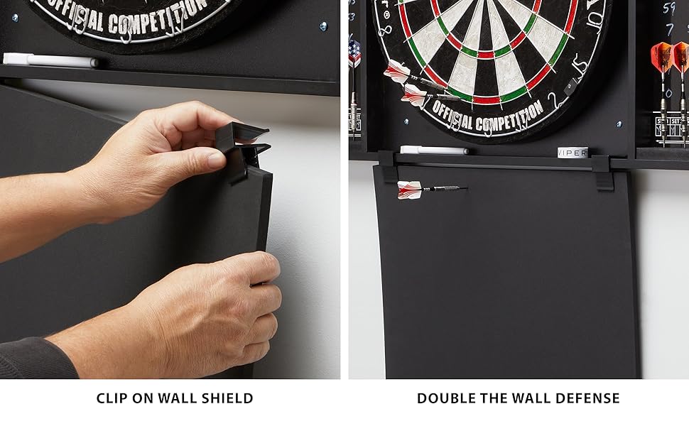 Viper by GLD Products Resolute Dart Backboard, Black