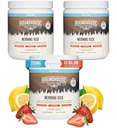 ROUNDHOUSE PROVISION Morning Kick, Zero Sugar Greens Superfood Powder Supplement with Ashwaganda,...