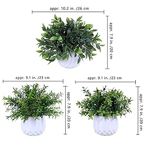 Small Potted Plants Artificial Eucalyptus Plant Rosemary Plant Boxwood Plant 