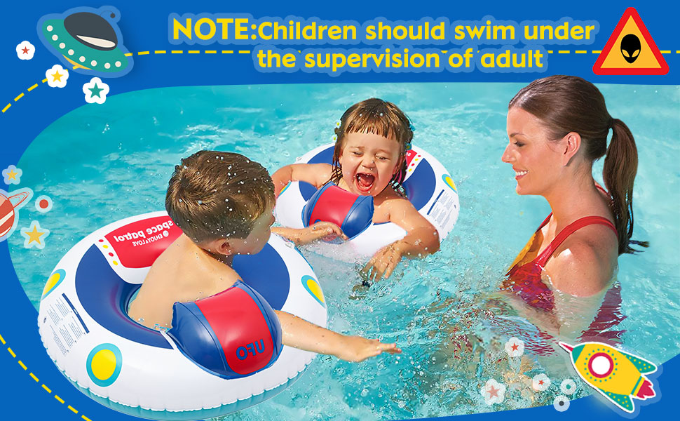 23" Inflatable Swimming Rings, Inflatable Pool Tubes for
