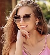 SOJOS Classic Oversized Round Trendy Sunglasses for Women and Men