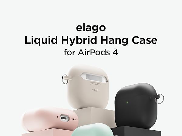 AirPods 3 + elago LIQUID HYBRID ブラック Amazon.com: elago Liquid Hybrid Case Compatible with AirPods