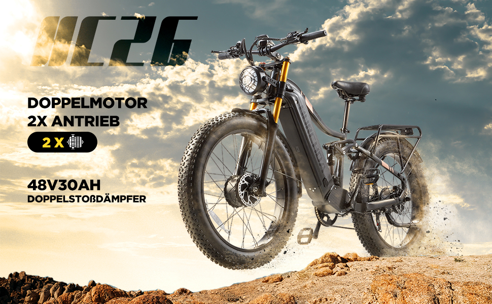 HC26 DOPPELMOTOR EBIKE
