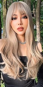 Ash Blonde Wig